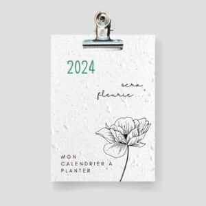 Calendario con semillas 2024 - Minimalista