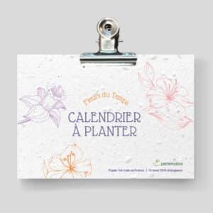 Calendrier à planter - Fleurs du temps - couverture