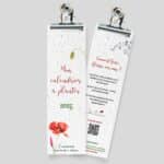 Calendario sembrado de marcapáginas florales - Volver