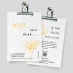 Aussaatkalender - Minimalistisch - doppelseitig