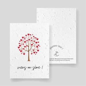 Planting card - Viens on sème