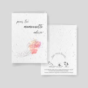 Planting card - Mother's Day - Mamounette