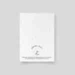 Carte ensemencée remerciement - Merci Minimaliste_verso