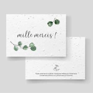 Carte à planter - Carte de remerciement "Végétalia"