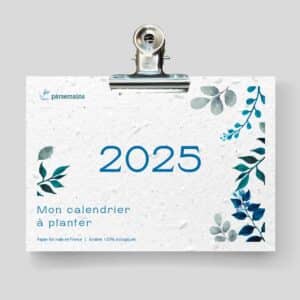 Calendrier à planter - Fleurs bleues - couverture