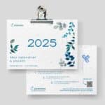 Calendrier à planter - Fleurs bleues - dos