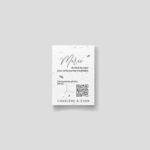 Seeded wedding thank you card - Entrelacs d'amour