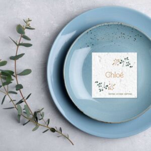 Marque-place ensemencé mariage 27 Marque-place mariage écologique ensemencé – Fleurs de tendresse - situation