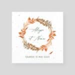 Wedding invitations to plant - Autumn - recto