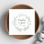 Invitaciones de boda con semillas - Douceur Nature 1 Faire-part de mariage ensemencé Douceur Nature - situation