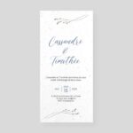 Invitaciones de boda con semillas - Touche Moderne 3 Faire-part mariage ensemencé – Touche Moderne recto