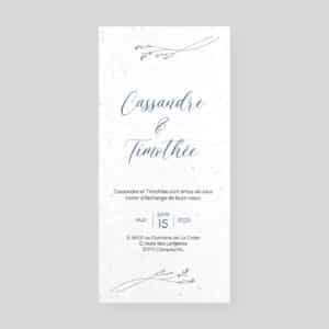Seeded invitations - Modern touch - recto