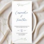 Faire-part ensemencé - Touche moderne - situation