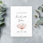 Faire-part mariage ensemencé - "Histoire de Coquelicot" - situation