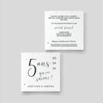 Invitación al aniversario de una pareja