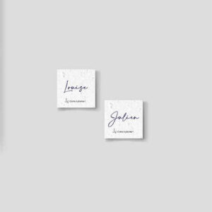 Plantable wedding place card - Modern touch