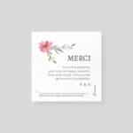 Carte remerciement mariage à planter - Printemps 2