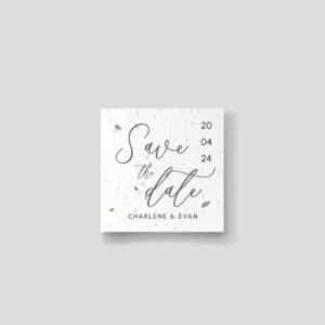 Save-the-date ensemencé - Entrelacs d'amour