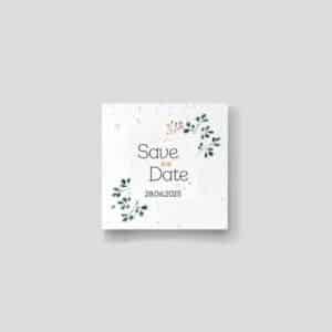 Save-the-date ensemencé - Fleurs de tendresse