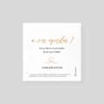Save-the-date ensemencé - Entrelacs d'amour - verso