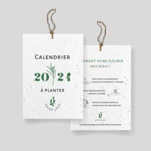Calendriers ensemencés cadeaux d'entreprise
