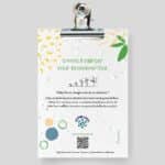Calendriers ensemencés cadeaux d'entreprise - dos