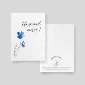 Planting card - Thank you card - A big thank you