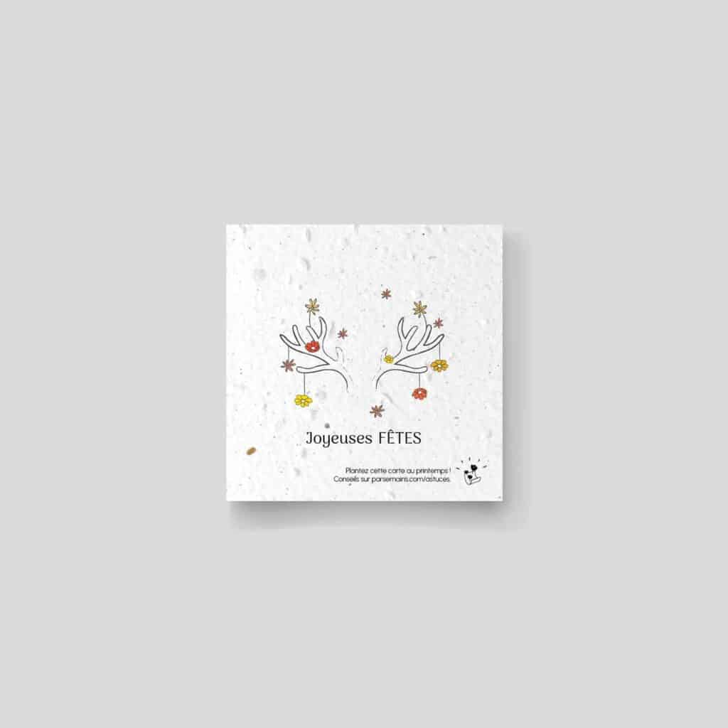 Carte Pliante Vœux De Noël - Canada