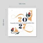 Cartes de voeux ensemencees entreprise recto 1