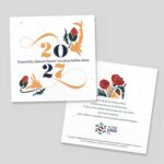 Cartes de vœux ensemencées entreprise - recto-verso