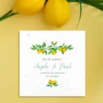 Faire-part de mariage ensemencé - Passion Citron 1 Faire-part de mariage ensemencé - Passion Citron