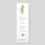 Save-the-Date ensemencé - Marque-pages à planter "Passion Citron"