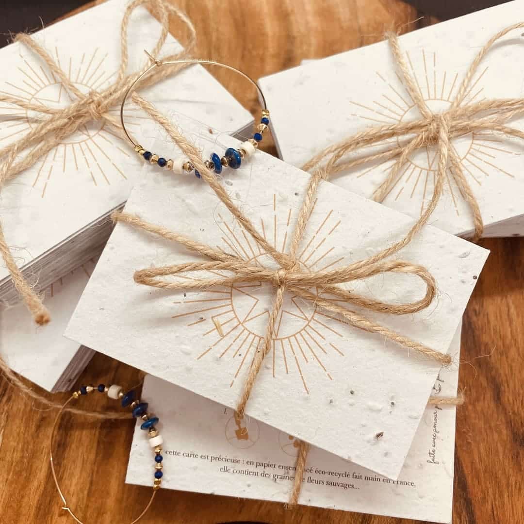 Stratégies de branding pour le papier à planter 1 photo Cartes Parsemains