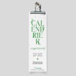 Calendrier ensemencé marque-pages citations