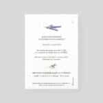 Faire-part mariage à semer - Lavande bohème - verso