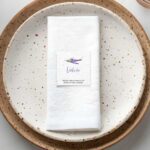 Marque-place à semer mariage - Lavande Bohème - situation