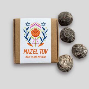 Mini-coffret bombes à fleurs Bar Mitzvah Mazel Tov