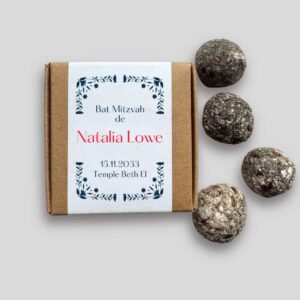 Mini-coffret bombes à fleurs Bar Mitzvah Mazel Tov