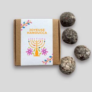 Mini-coffret bombes à fleurs Hanoucca - Menorah pop et fleurs