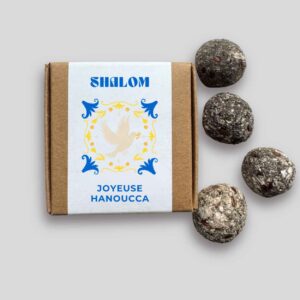 Mini-coffret bombes à fleurs Hanoucca - "Shalom"